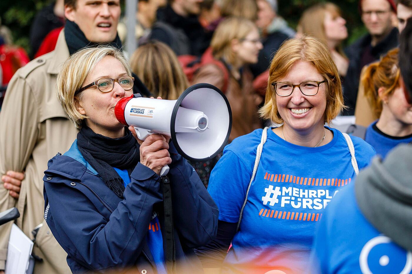 Der ADFC unterstützte den dritten großen Klimaprotest am 20. September und forderte #MehrPlatzFürsRad.