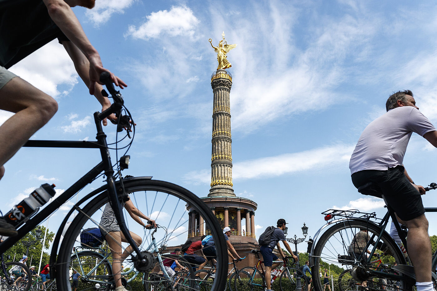 Fahrradsternfahrt 2019 des ADFC in Berlin am 2. Juni 2019.