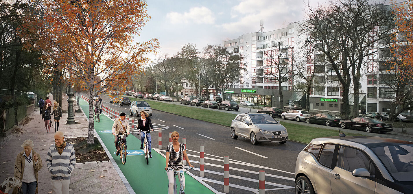  Visualisierung Protected Bike Lanes in Berlin